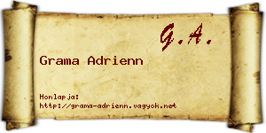 Grama Adrienn névjegykártya